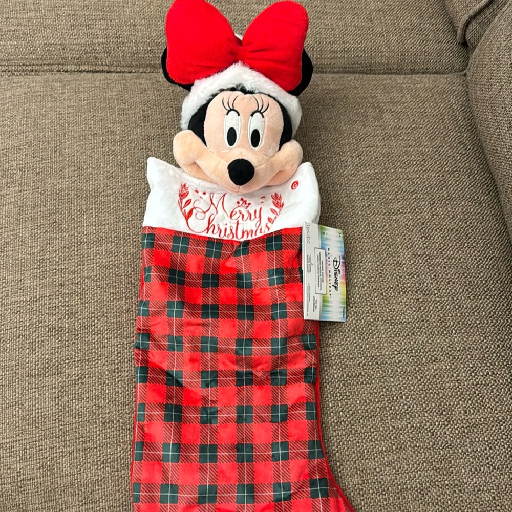 NWT Minnie Mouse Disney Singing Stocking